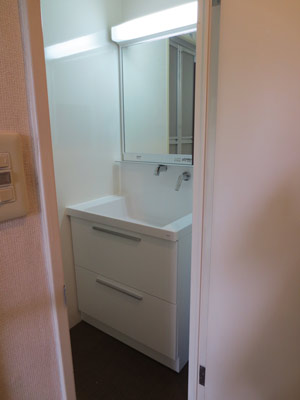 シンク下のオープンスペースがお気に入り